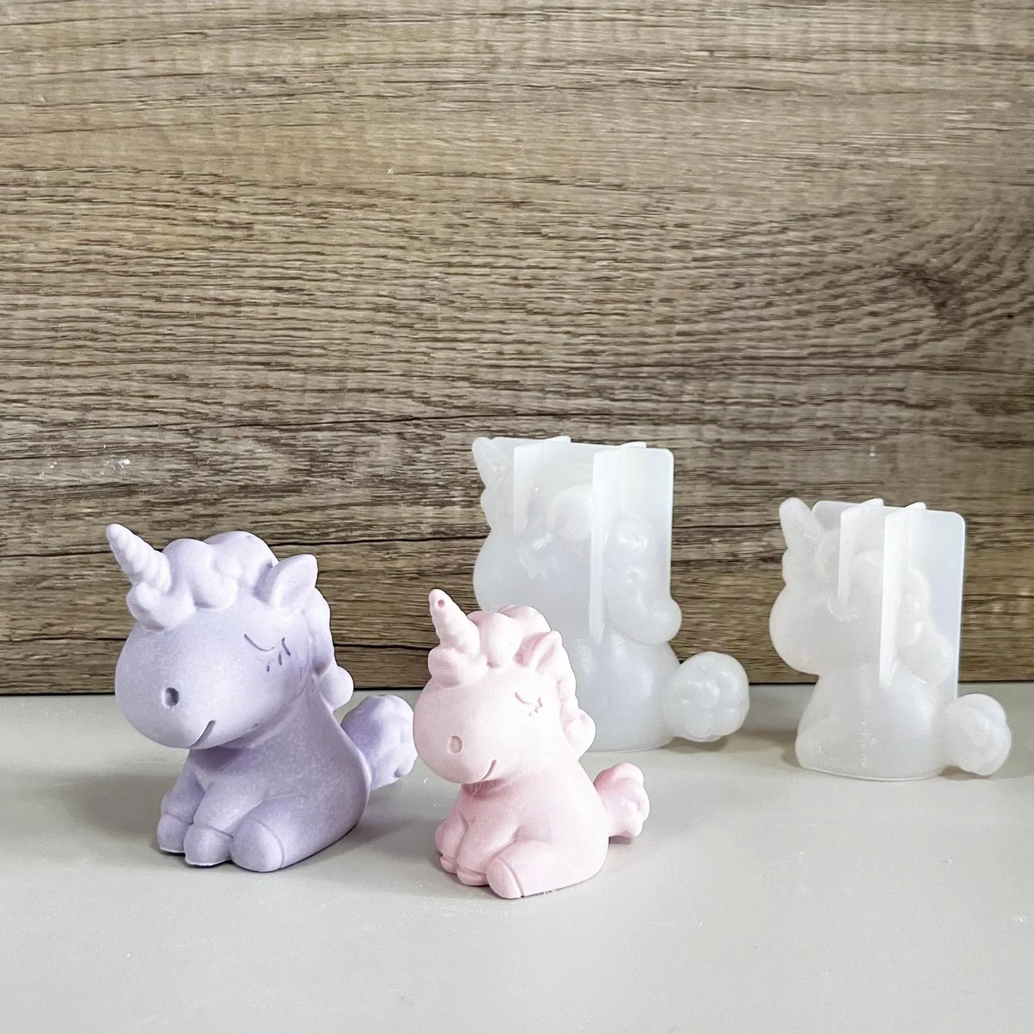 Soap Making Formula - 3D Geometric Silicone Unicorn Cat Deer
