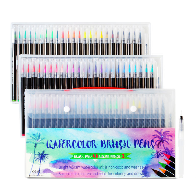 Copic Marker Sketch - 12//20/72 Color Watercolor Brush Pens Art