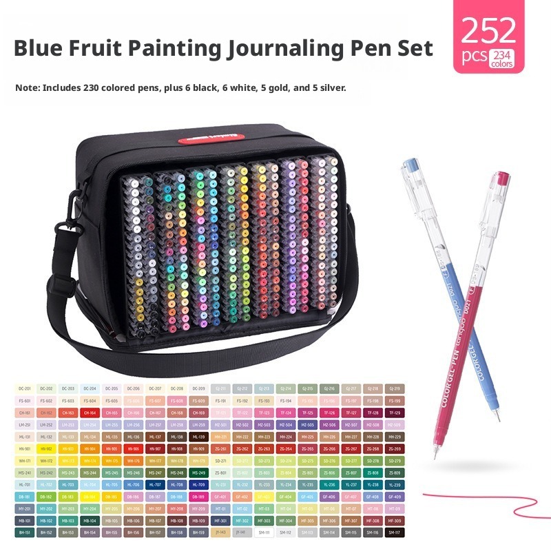 252Pcs 234 Colors Fine Tip Gel - Copic Marker Sketch review and price