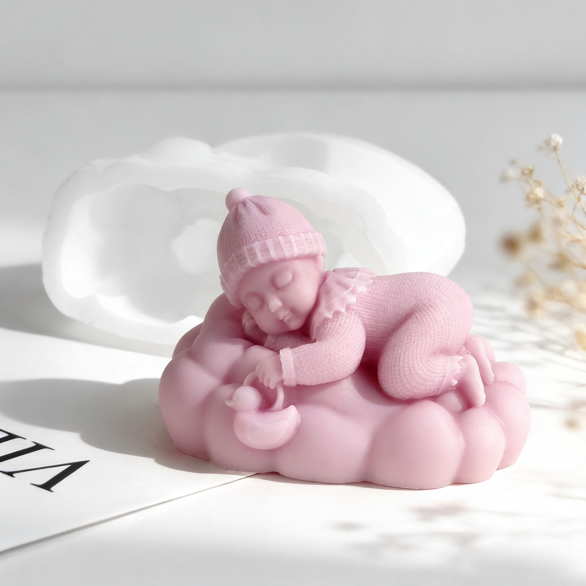 DIY Sleeping Baby Silicone Can - Soap Making At Home review and price