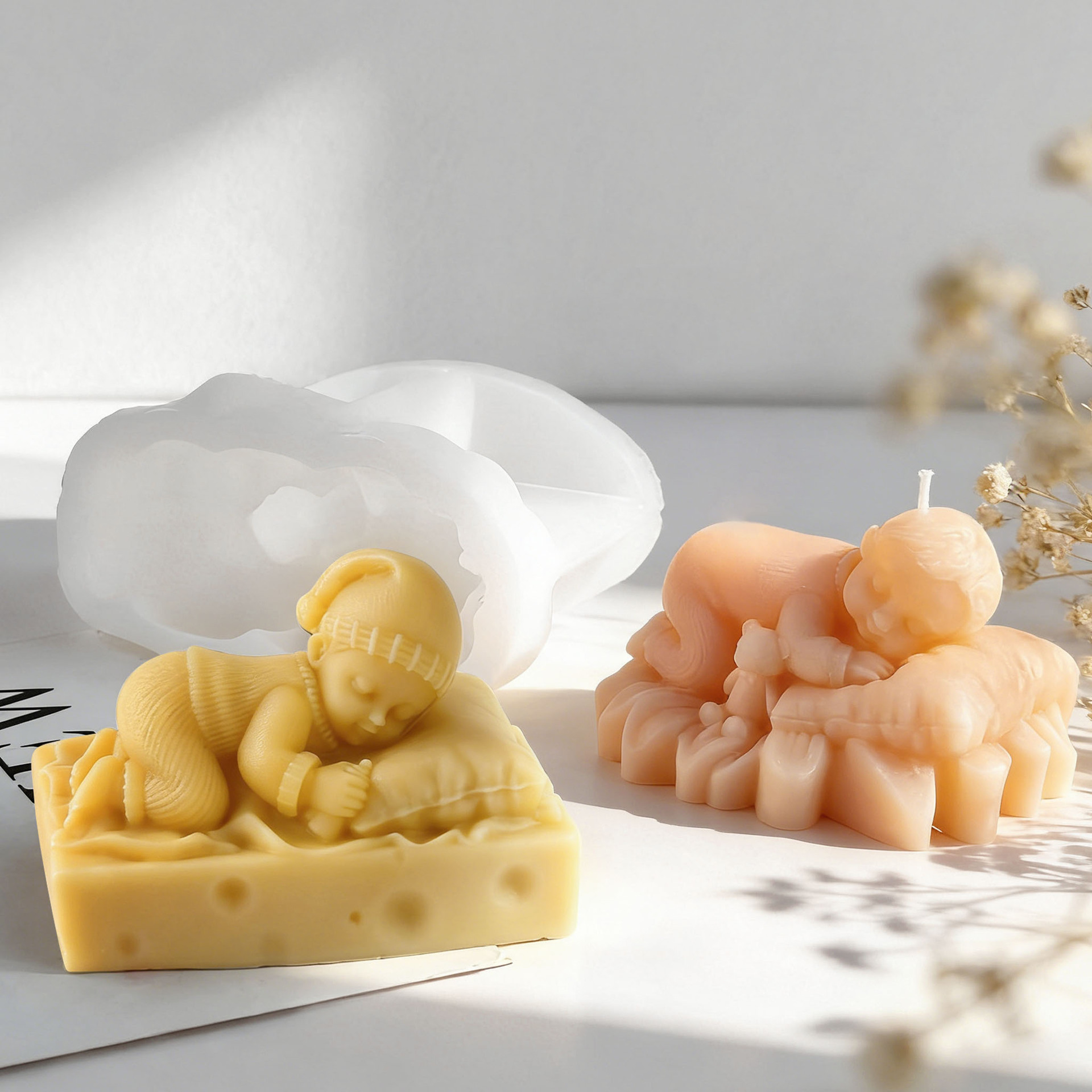 DIY Sleeping Baby Silicone Can - Soap Making At Home review and price