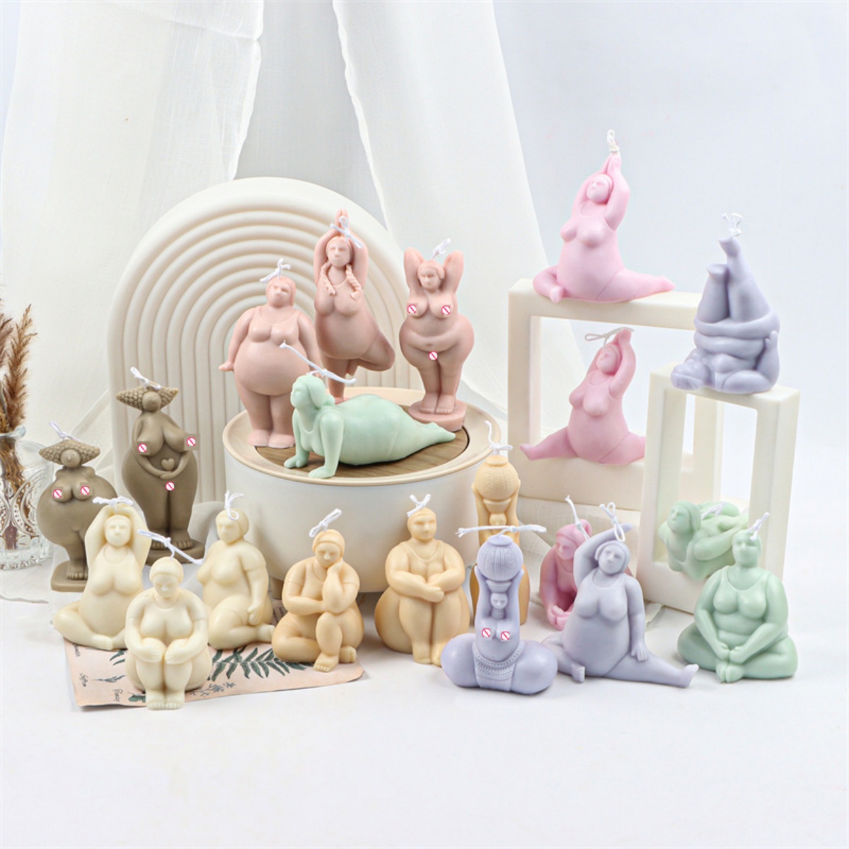 3D Lady Body Candle Mold Yoga  - Soap Making At Home review and price