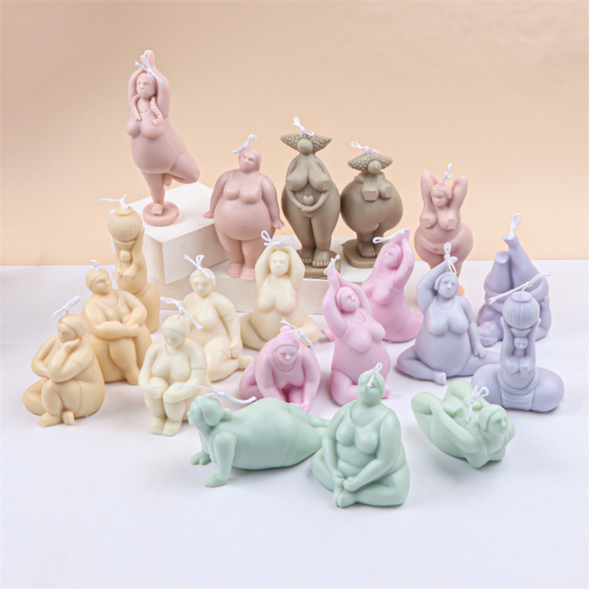 3D Lady Body Candle Mold Yoga  - Soap Making At Home review and price