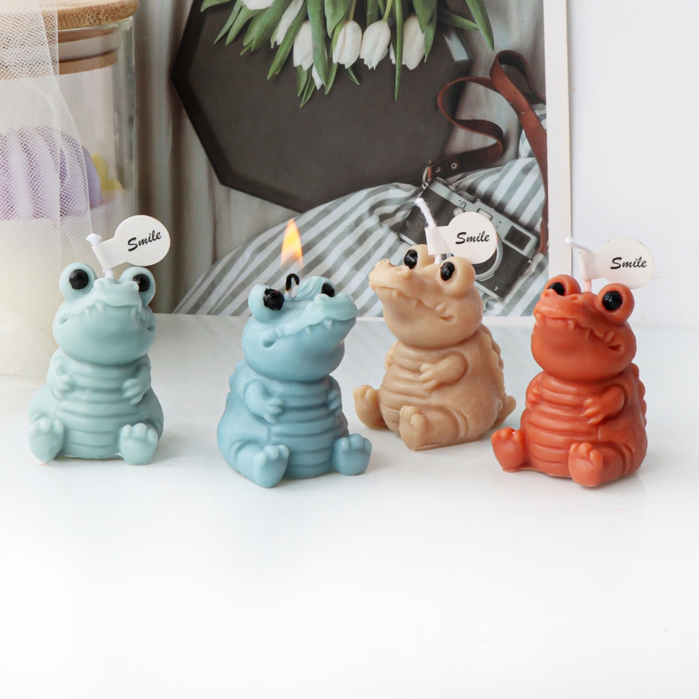 3D Cute Crocodile Candle Silic - Soap Making Gifts review and price