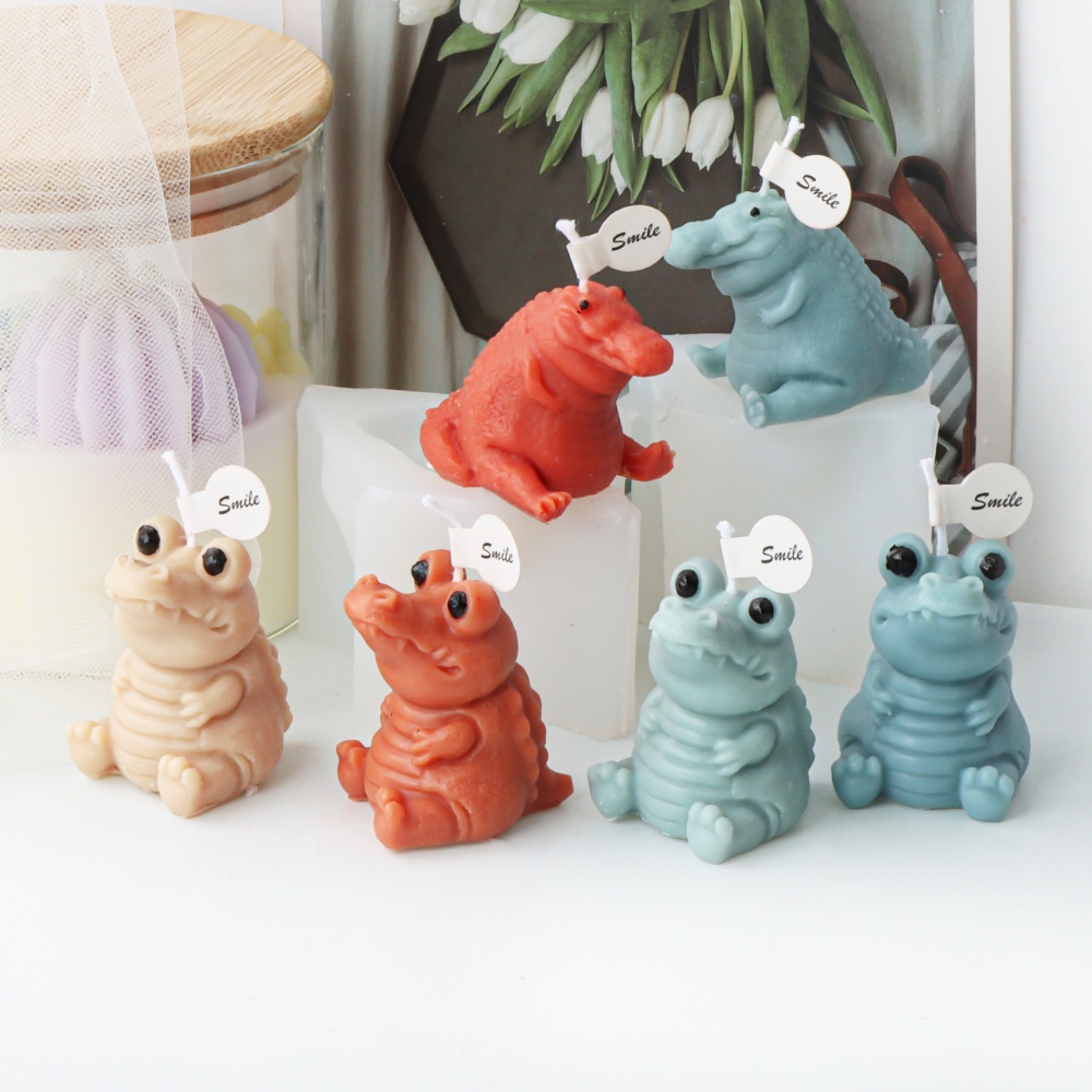 3D Cute Crocodile Candle Silic - Soap Making Gifts review and price