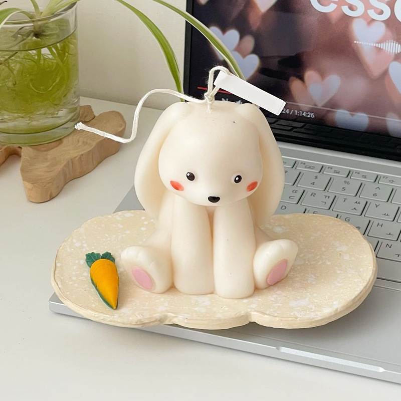 Sitting Rabbit Silicone Candle - Soap Making Gifts review and price