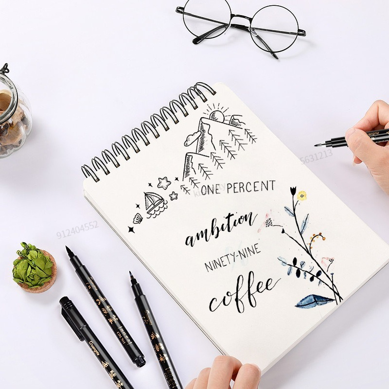 4Pcs/Set Calligraphy Pen Hand  - Copic Marker Sketch review and price