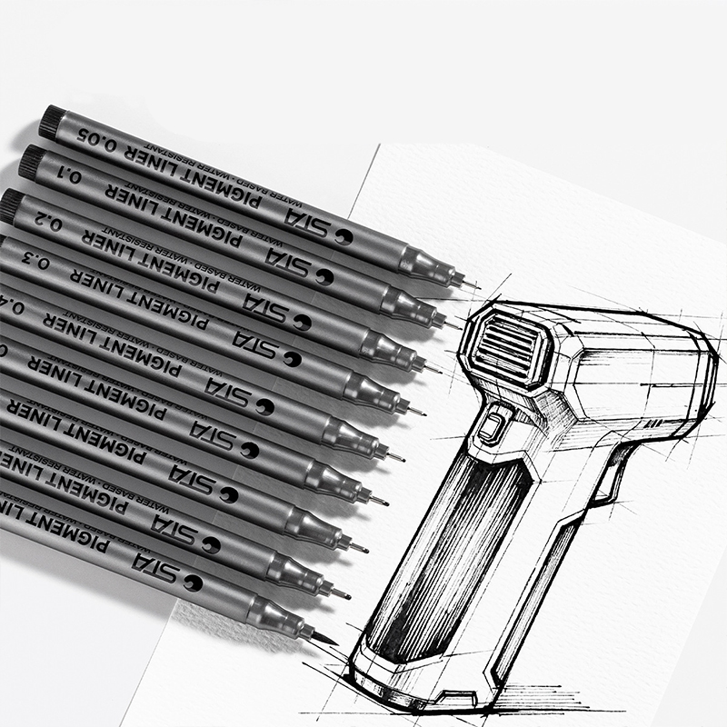 0.1/0.2/0.3/0.4/0.5 Profession - Copic Marker Sketch review and price