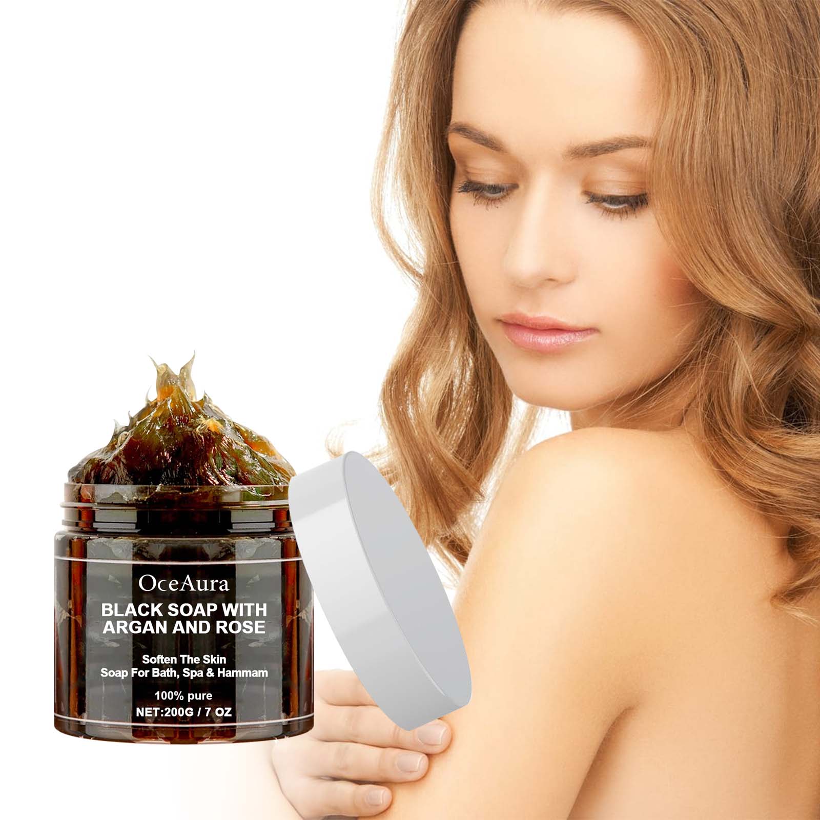 OCEAURA Black Soap With Argan  - Soap Making Unit review and price