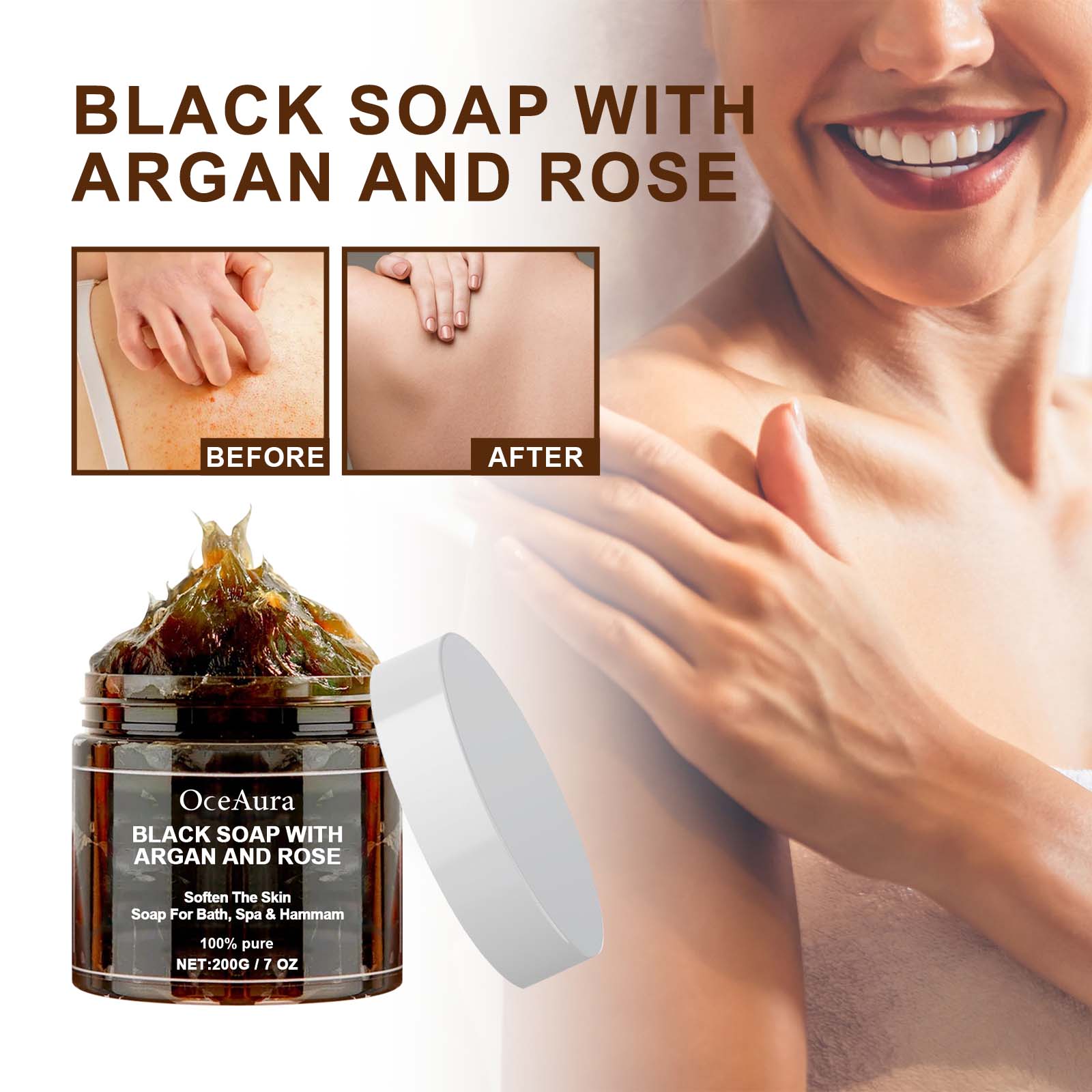 OCEAURA Black Soap With Argan  - Soap Making Unit review and price