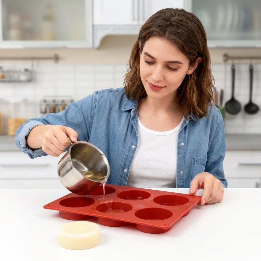 Round Silicone Soap Mold DIY H - Soap Making Formula review and price