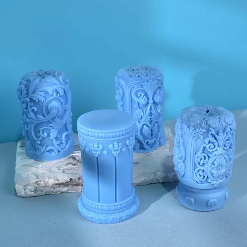 Carved Roman Column Candle Sil - Soap Making Gifts review and price